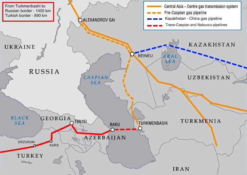 Карта газопроводов казахстана