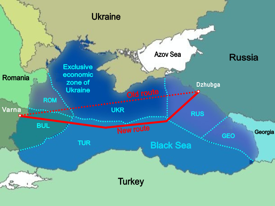 Граница россии по черному морю
